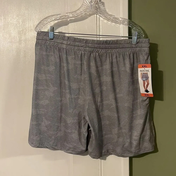 PACIFIC TRAIL Women's Soft Stretch Shorts Size XXL Grey camouflage New - Picture 5 of 9